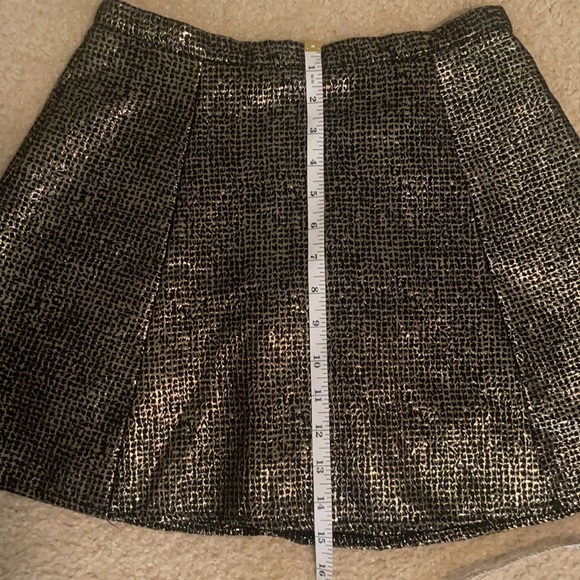 ⚡️one❤️clothing | Sparkly Gold | A-Line | Mini | Petite / Juniors | M - Picture 9 of 17